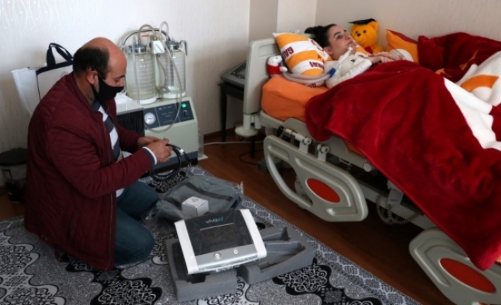 Engelli gencin "solunum cihazı" talebini Belediye karşıladı