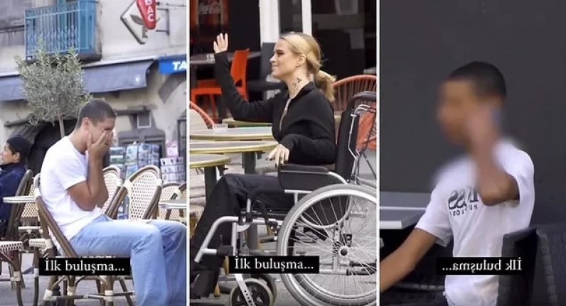 Sosyal Medyadan Flört Ettikleri Kadının İlk Buluşmada Engelli Olduğunu Gören Erkeklerin Tepkileri
