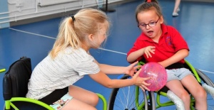 Engelli çocuklar için spor kulübü açıldı