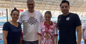 Türkiye Görme Engelliler Yüzme Şampiyonası Isparta'da yapıldı