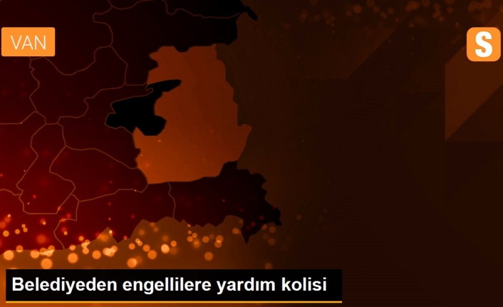 Belediyeden engellilere yardım kolisi