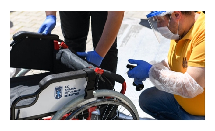 Engelliler haftasına özel tekerlekli sandalye desteği