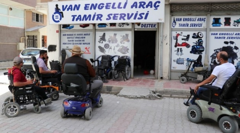 Van’da engelli araç tamir servisi açıldı