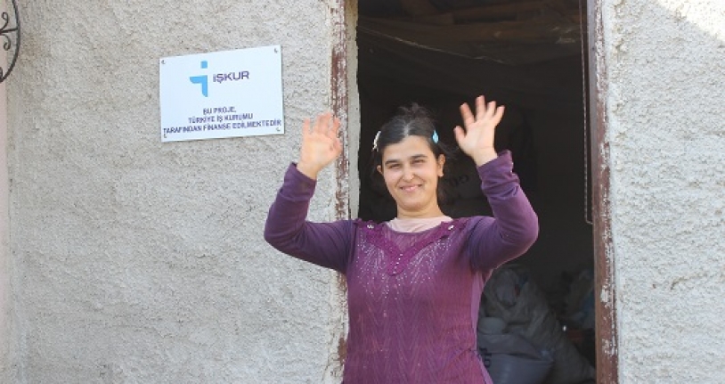 Tomarza'da engelli kadın İŞKUR desteği ile iş sahibi oldu