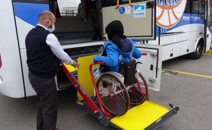 Engelli sporculara asansörlü otobüs - İstanbul haber