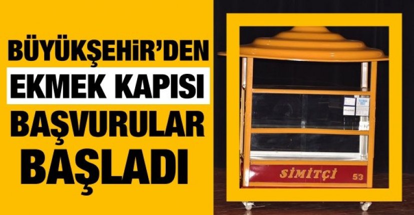 Simit camekanı için başvurular başladı