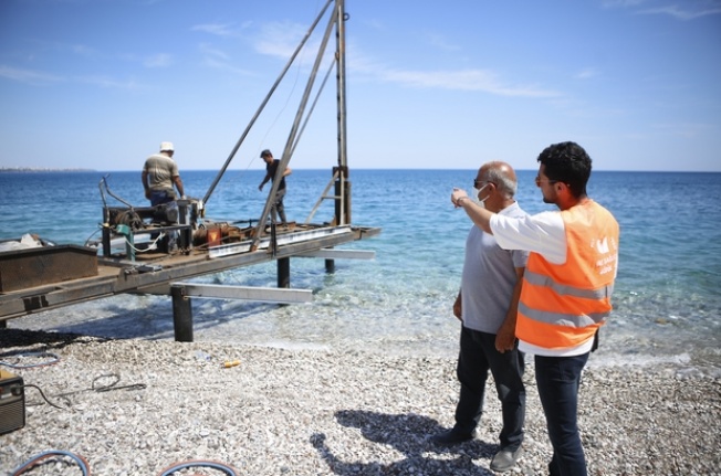 Engelsiz plajda çalışmalar başladı