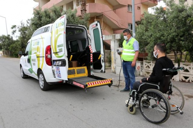 Kapanma sürecinde "Engelsiz Taksi" uygulaması