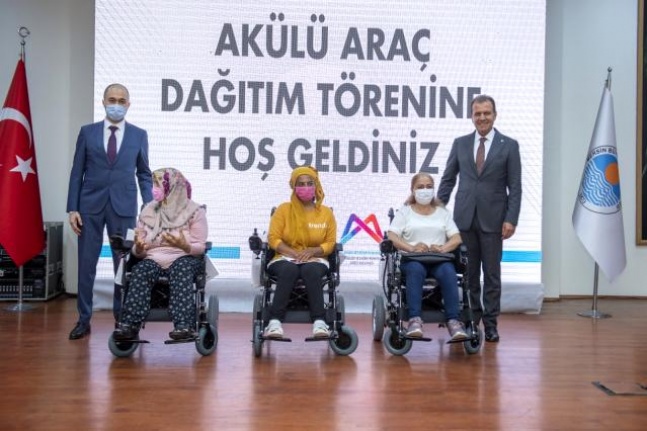 Engelsiz Yaşam parkı açıldı, 67 engelliye akülü araç dağıtıldı