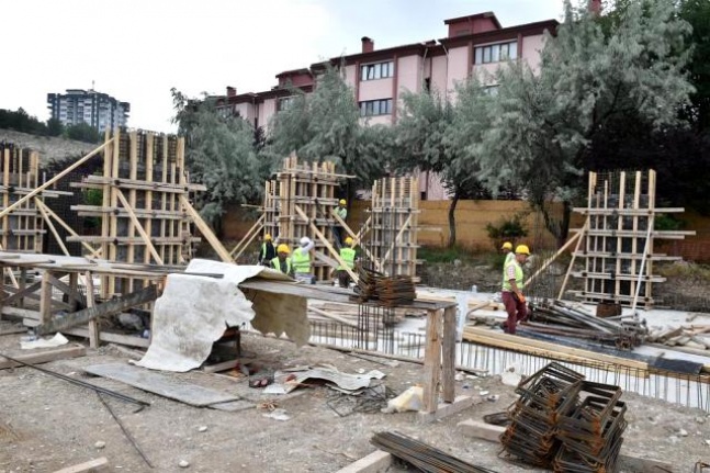 "Engelsiz Yuva ve Engelsiz Çocuk Parkı" inşaatı devam ediyor.