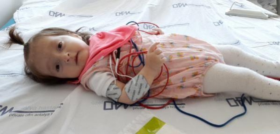 1 yaşındaki Yağmur, dünyada sadece 27 kişide tespit edilen hastalığa yakalandı