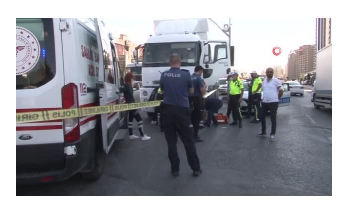 Büyükçekmece'de feci kaza, hafriyat kamyonun çarptığı yaşlı adam öldü