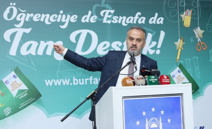 Öğrenciye de esnafa da tam destek