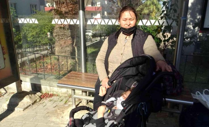 Bursa'da engelli oğlu ile otobüse alınmayan anne konuştu