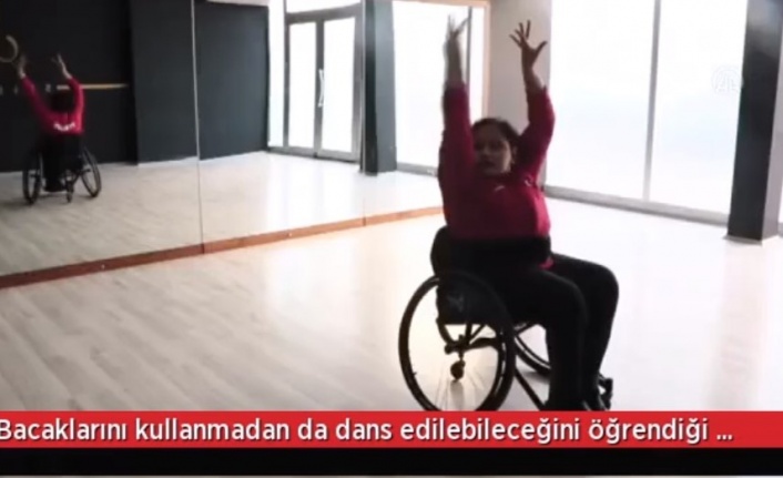Bacaklarını kullanmadan da dans edilebileceğini öğrendiği günden beri dans ediyor
