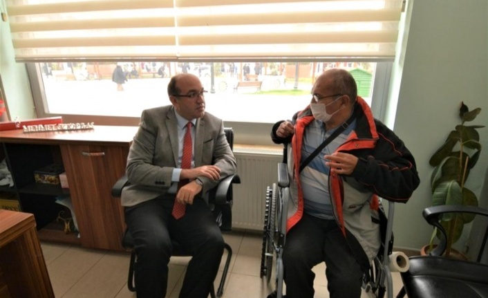 Başkan Çöl engelli bireylere bir araya geldi