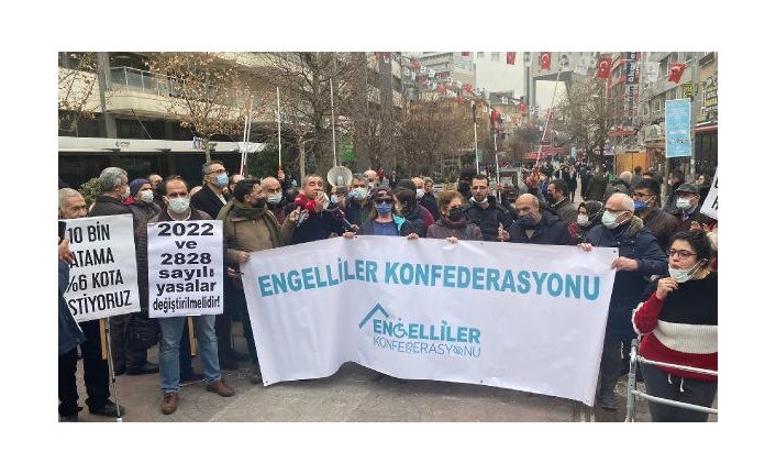 Engelliler kamuya atama sayılarının artırılmasını istedi