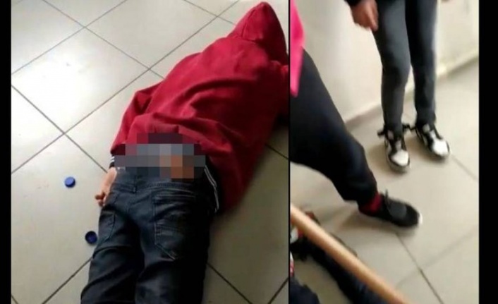 Zihinsel engelli öğrenciye korkunç zorbalık!