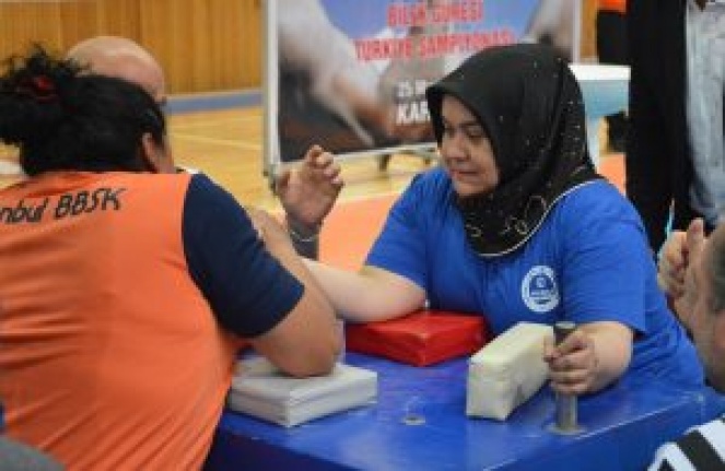 Bedensel Engelliler Türkiye Bilek Güreşi Şampiyonası Karabük'te yapılacak