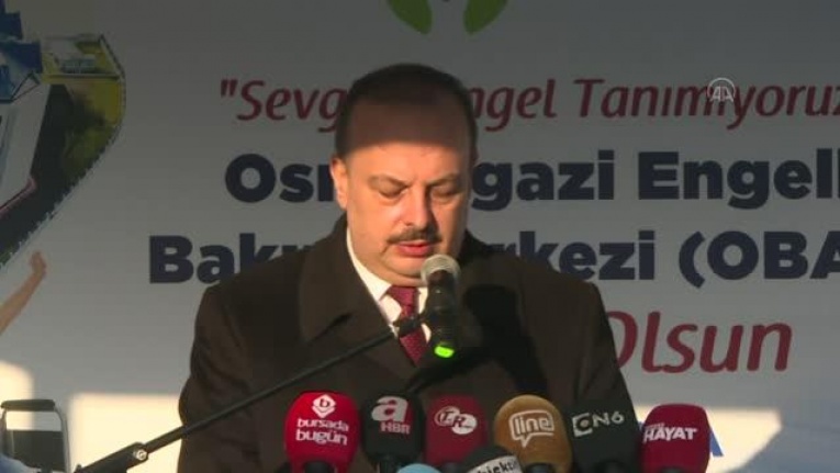 Bursa Osmangazi'de engelli bakım merkezi açıldı