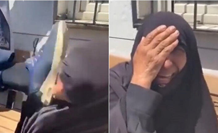 Gaziantep'te zihinsel engelli yaşlı kadına tekmeli saldırı