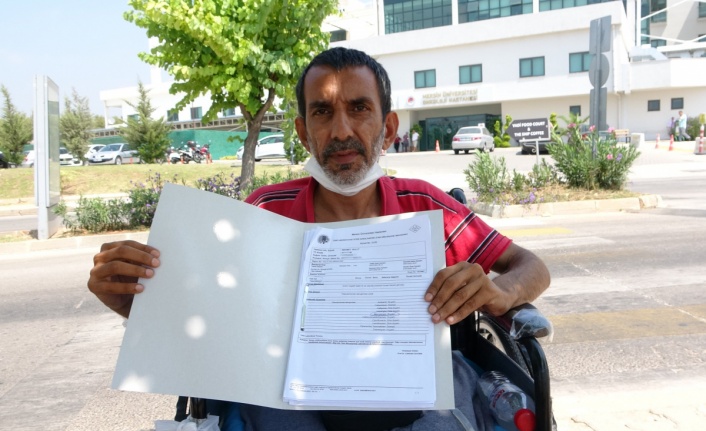 Ameliyat olmayı bekleyen engelli adam "teşhis koyamıyoruz" denilerek taburcu edildi