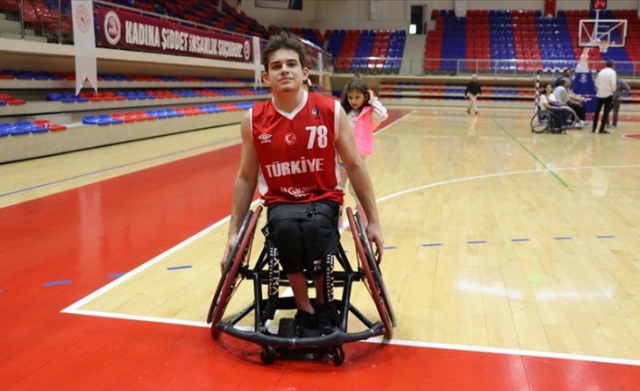 Bedensel engelli basketbolcu Bilal Mert, milli takımla dünya şampiyonluğu hedefliyor: