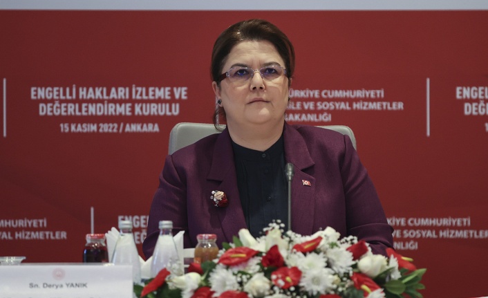 Bakan Yanık: Kamuda çalışan engelli sayısını 11 kat artırdık