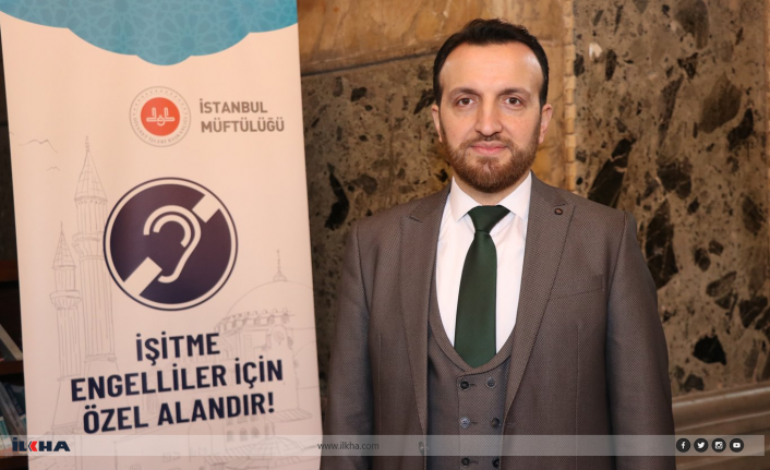 Ayasofya'da işitme engellilere "İşaret Dili" ile hutbe