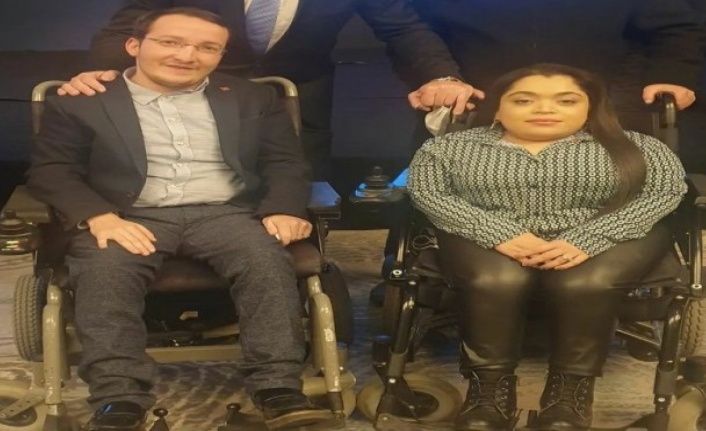 Fiziksel engelli çiftten anlamlı destek!
