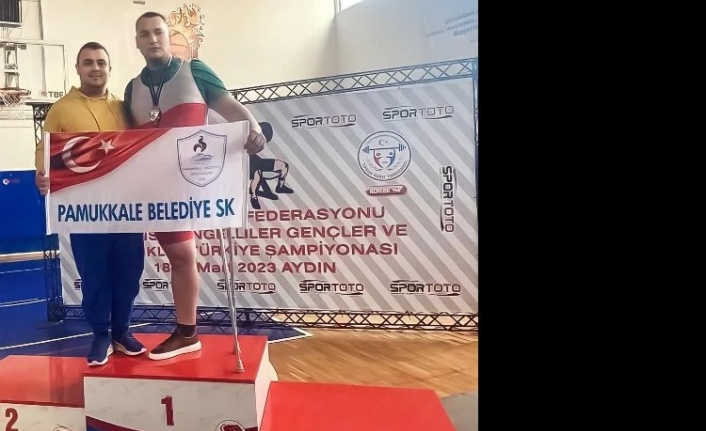 Denizlili halterci Türkiye Şampiyonu oldu