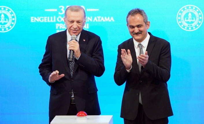 Cumhurbaşkanı Erdoğan: 'Atanamayan tüm engelli öğretmen adaylarımızın atamasını gerçekleştirdik'