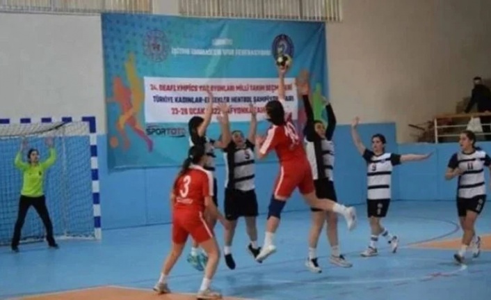 İşitme Engelliler Hentbol Şampiyonası Bursa'da yapıldı