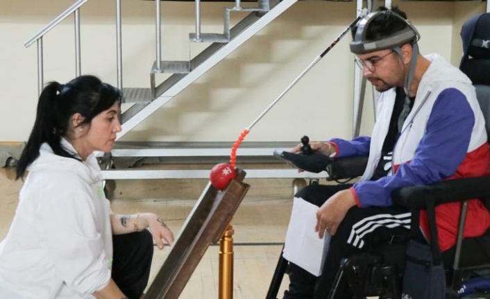 Müsabakada tanışan kas hastası milli sporcu ile hakem eşi şampiyonaya hazırlanıyor