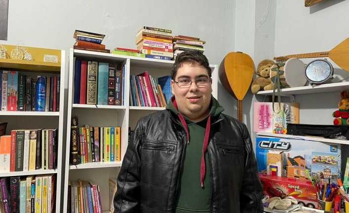 Zihinsel engelli Umut kitabevi hayalini gerçekleştirdi