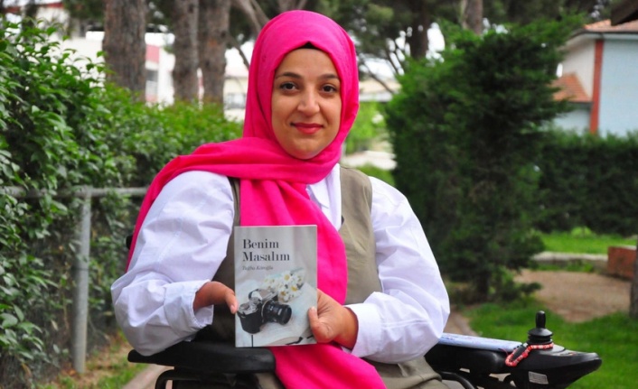 Engelli olmasına rağmen kitap yazdı! "Yaşadıklarımı anlatarak umut olmak istiyorum, bu benim masalım"!
