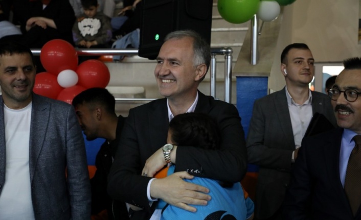 İnegöl protokolü engelliler için sahaya çıktı
