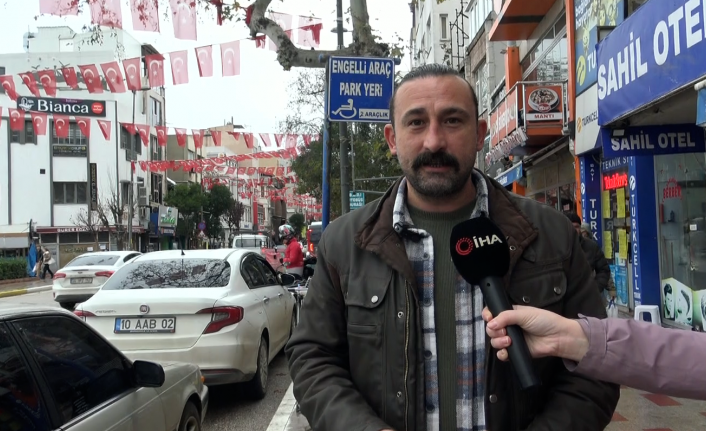 Dünya rekortmeni engelli sporcuya engelli park yerinde ceza şoku