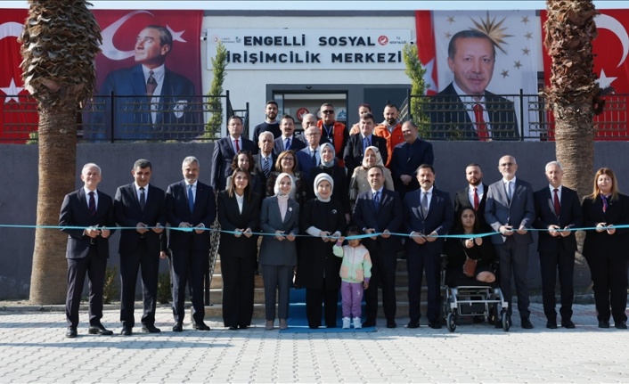 Emine Erdoğan, Hatay Engelli Sosyal Girişimcilik Merkezi'nin açılışını yaptı