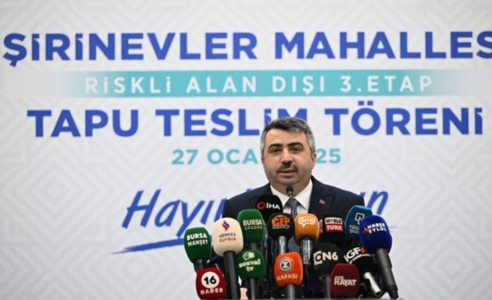 Bursa Şirinevler'de 16 yıllık imar sorunu çözüldü