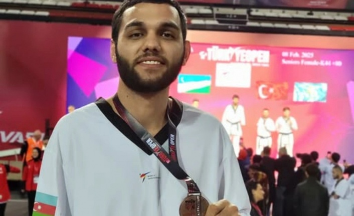 Azerbaycanlı paratekvandocu Türkiye'de bronz madalya kazandı