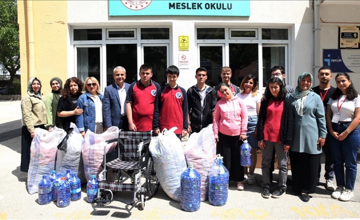 Fiziksel engelliler için "en özel" mavi kapak kampanyası