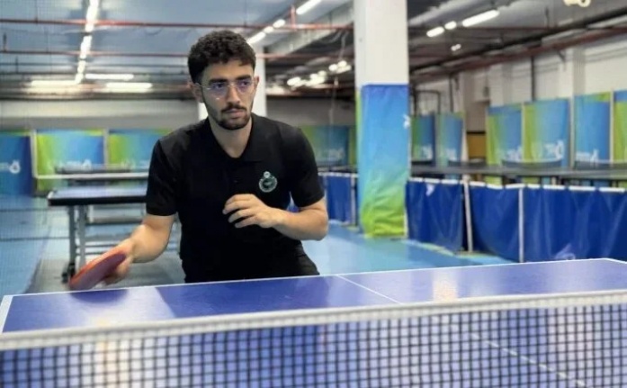 İşitme engelli sporcu, babasının hayali için hazırlanıyor!
