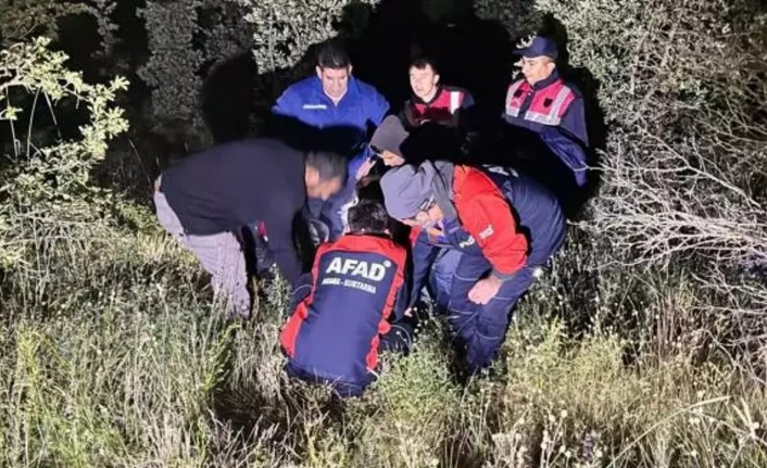 Kaybolan zihinsel engelli kadın, termal dron yardımıyla bulundu