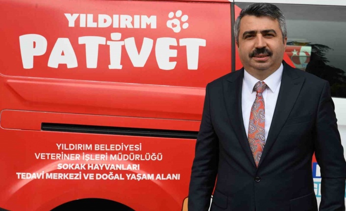 Yıldırım’da patili canlara mobil hizmet