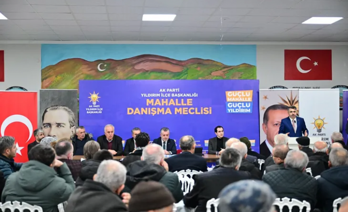 Bursa'da Başkan Yılmaz, Yıldırımlılarla buluşmaya devam ediyor