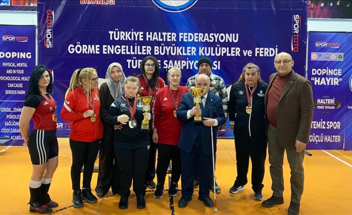 Türkiye Görme Engelliler Halter Şampiyonası, Ankara'da yapıldı