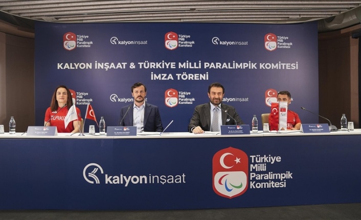 Türkiye Milli Paralimpik Komitesi ile Kalyon İnşaat arasında ana sponsorluk anlaşması imzalandı