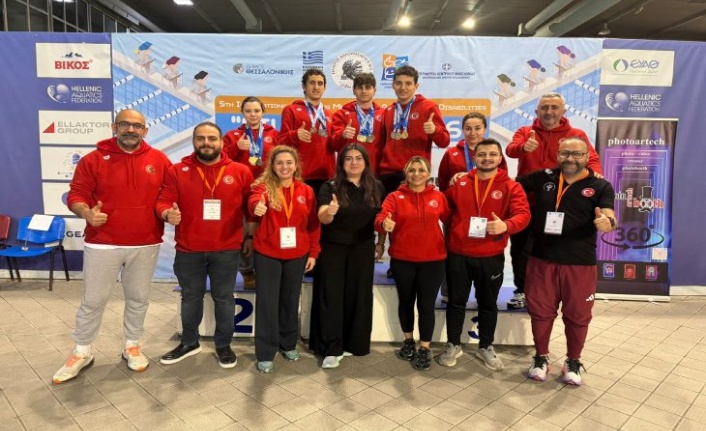 Özel Sporcular Para Yüzme Milli Takımımız Yunanistan’da 18 Madalya Kazandı