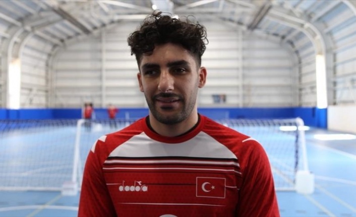 Görme engelli milli sporcu Murat Yılmaz, olimpiyat hayaliyle mücadele ediyor